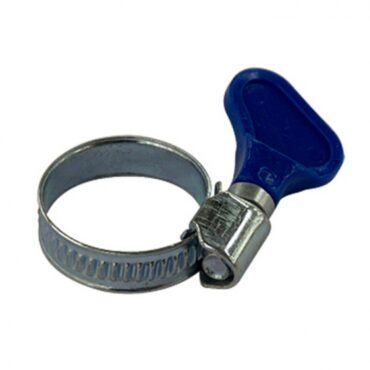 Червячный хомут 1/2″ (12-22) с ручкой