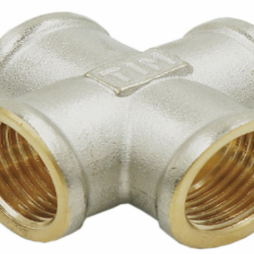 Крестовина 1/2F x 1/2F x 1/2F x 1/2F (ник.)